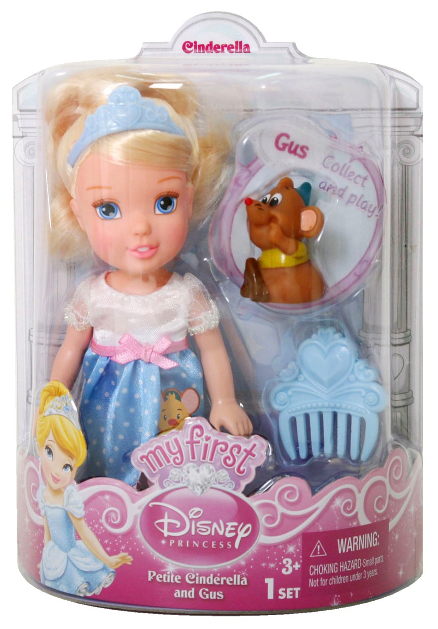 Кукла из серии Принцессы Дисней - Малышка Золушка с питомцем 15 см.  